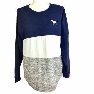 PINK VICTORIA’S SECRET Color-block Shirt SZ-S/P